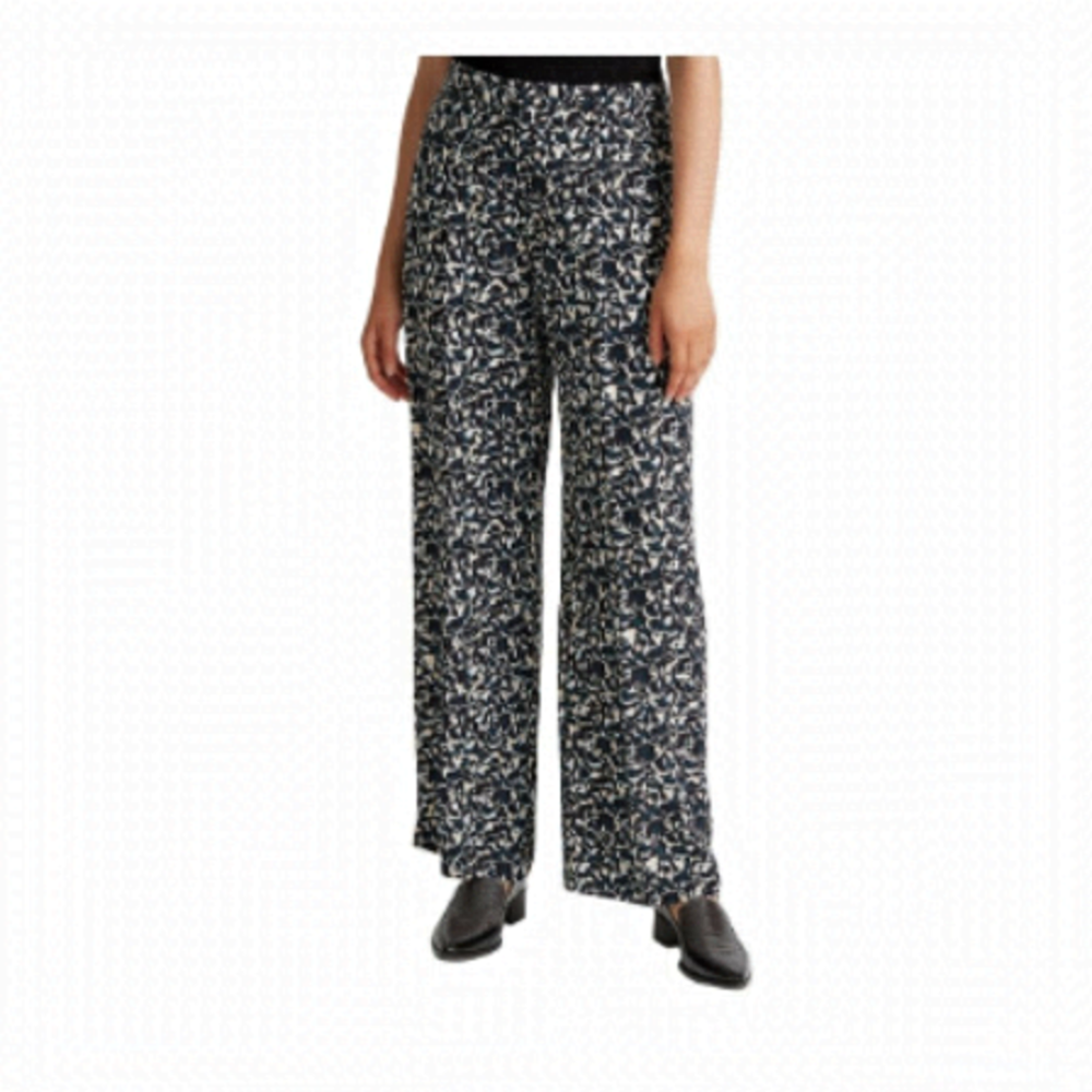 Nwt Club Monaco Wide Leg High Rise Trouser Pants